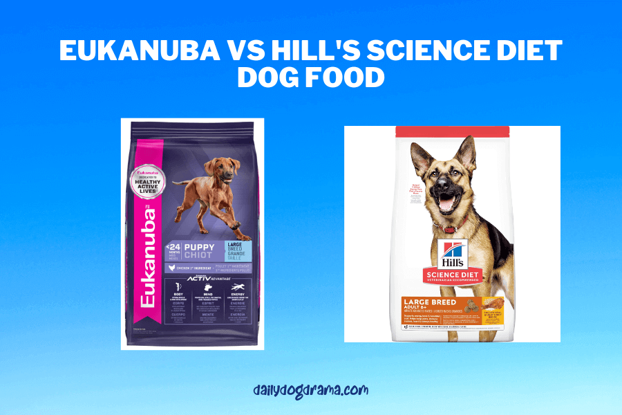 Eukanuba vs Hill's Science Diet dog food comparison
