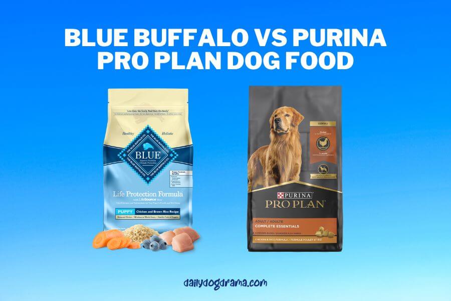 blue buffalo vs purina pro plan dog food