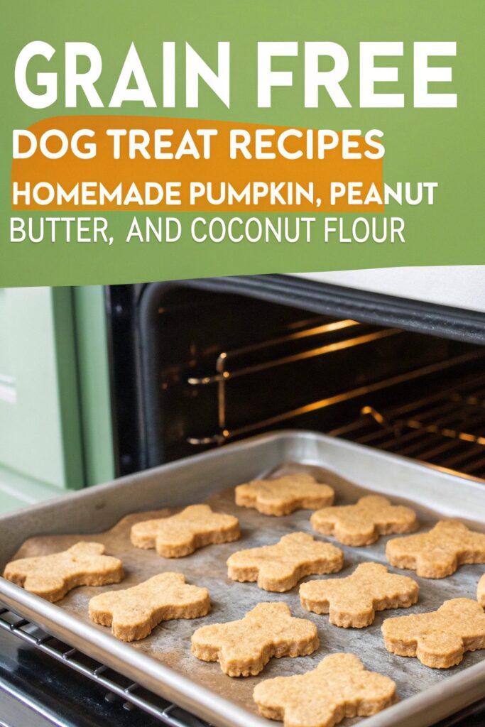 Grain Free Dog Treat Recipes Homemade - Pumpkin, Peanut Butter, and ...