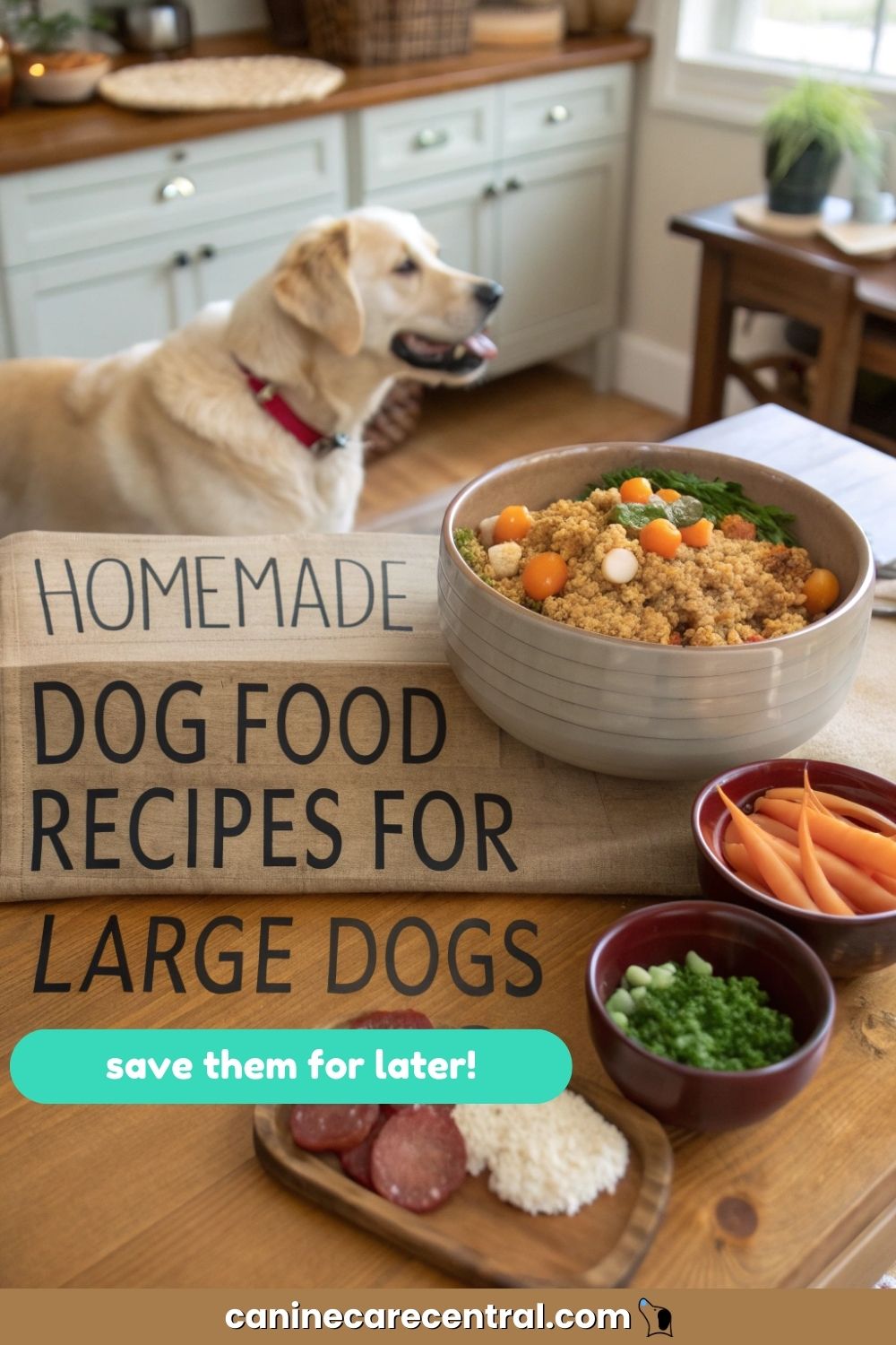 Homemade Dog Food Recipes For Large Dogs pin 2