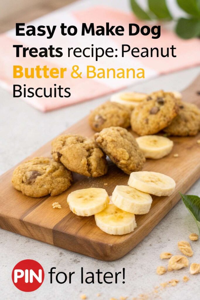easy dog treats recipe pin 2