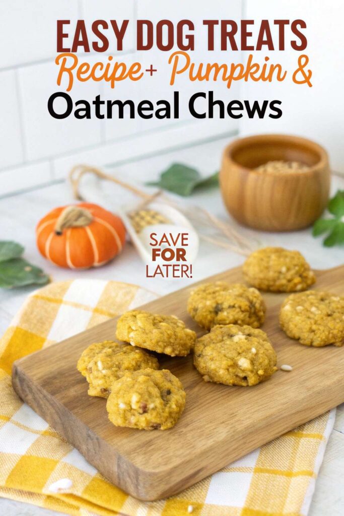 easy dog treats recipe pin 3