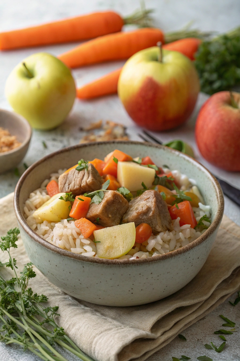 homemade dog food recipes for large dogs pork and apple stew