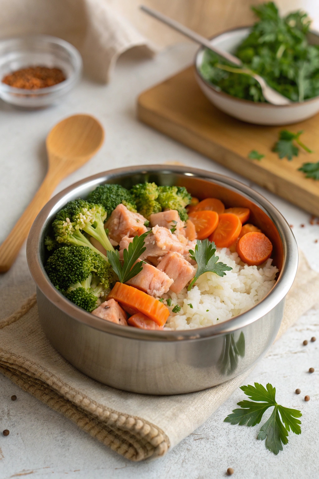 homemade dog food recipes for large dogs salmon and vegetables
