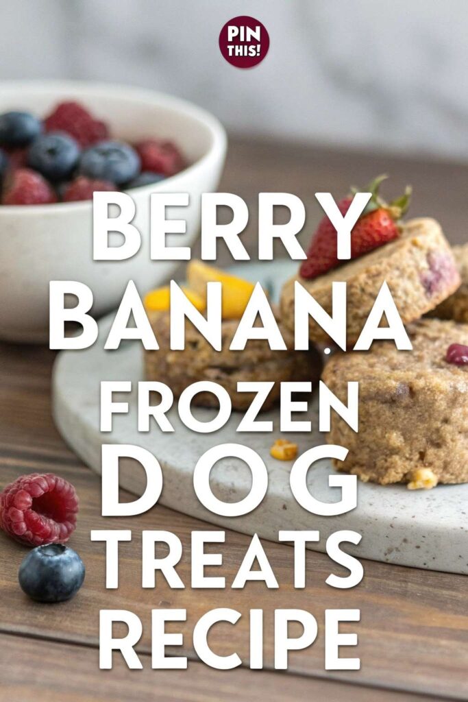 Berry Banana Frozen dog Treats recipe 2