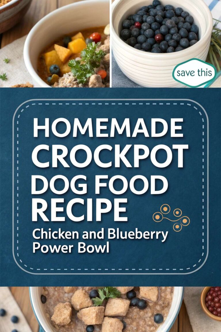 Photo inspiration: Visual Reference: Homemade Crockpot Dog Food Recipe Chicken And Blueberry Power Bowl
