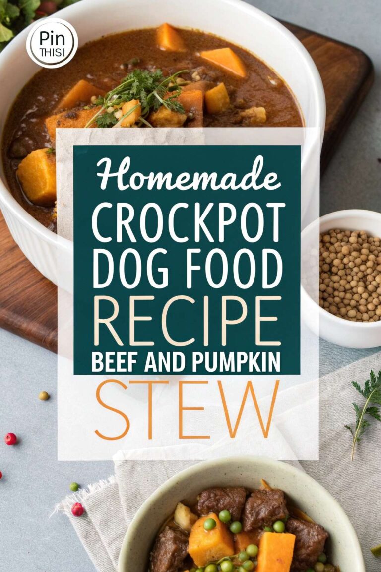 Homemade Crockpot Dog Food Recipe Beef and Pumpkin Stew - Canine Care ...