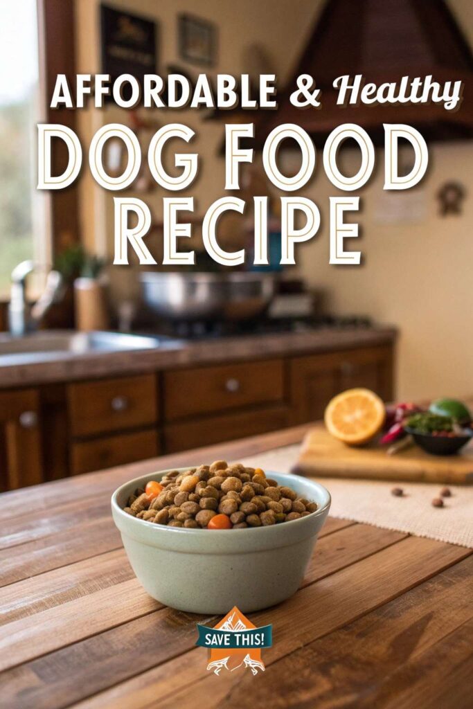 Affordable Healthy Dog Food Recipe pin 2