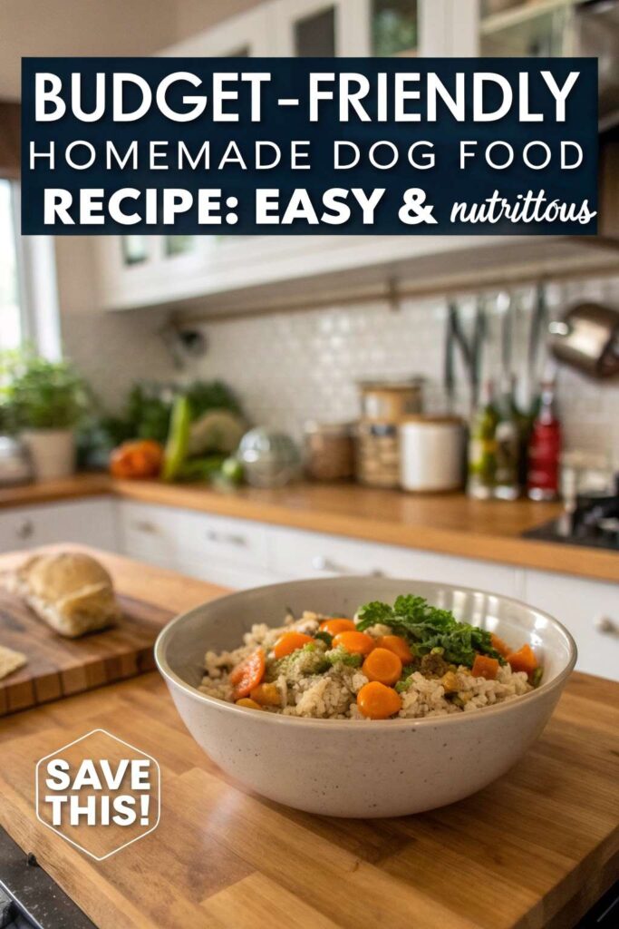 Budget Friendly Homemade Dog Food Recipe Easy Nutritious