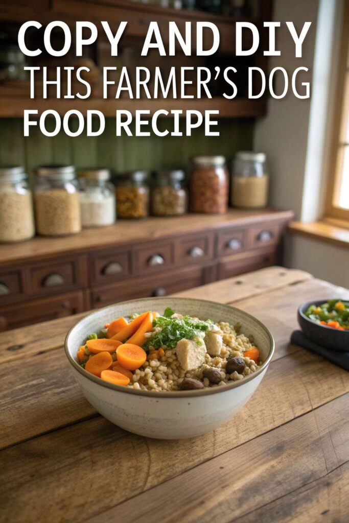 Copy and DIY This Farmers Dog Food Recipe pin 1