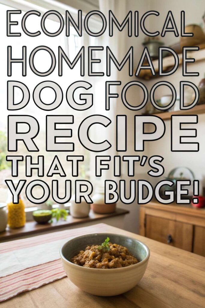 Economical Homemade Dog Food Recipe That Fits Your Budget pin 2