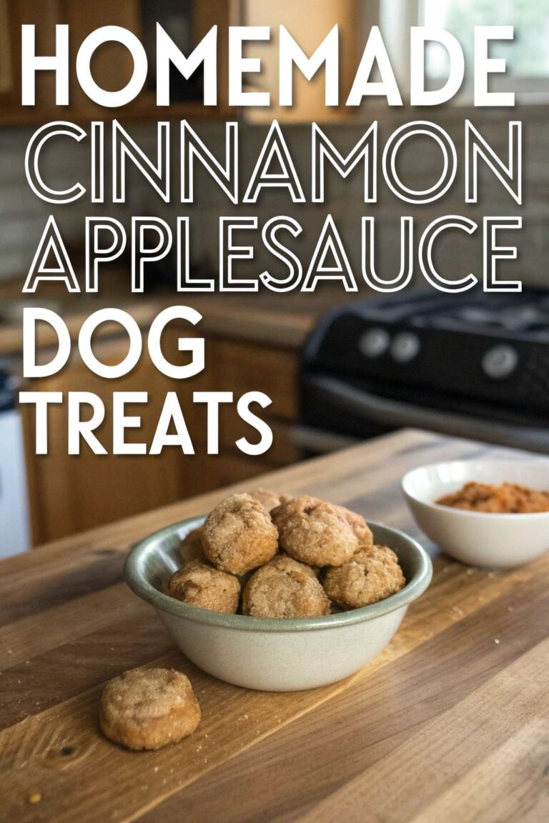 Picture of Homemade Cinnamon Applesauce Dog Treats - Canine Care Central