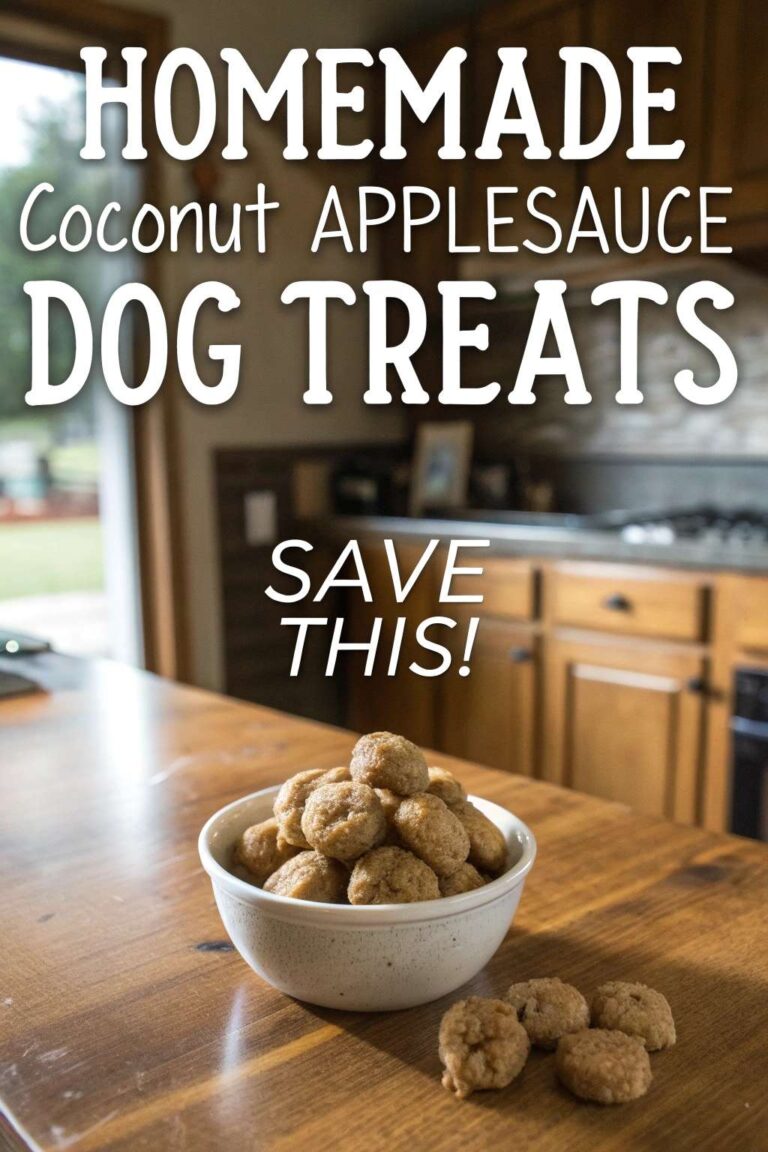 View of Homemade Coconut Applesauce Dog Treats - Canine Care Central