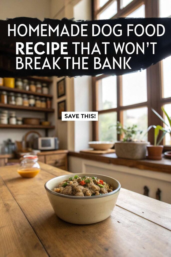 Homemade Dog Food Recipe That Wont Break the Bank pin 12