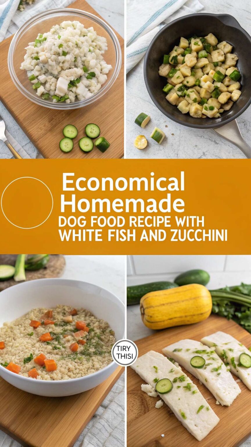 Economical Homemade Dog Food With White Fish And Zucchini Photo Inspiration