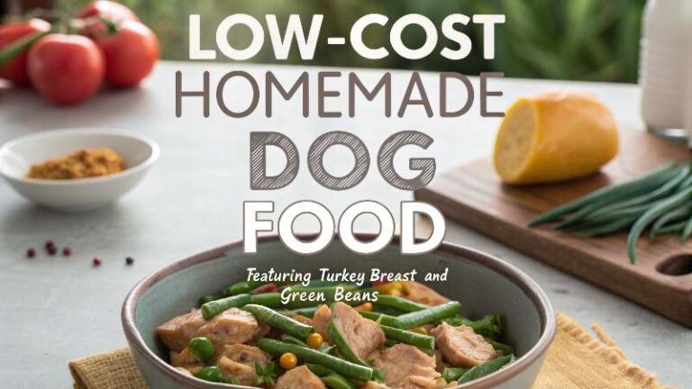 Image showcasing Homemade Crockpot Dog Food Recipe Turkey and Green Bean Stir - Canine ...