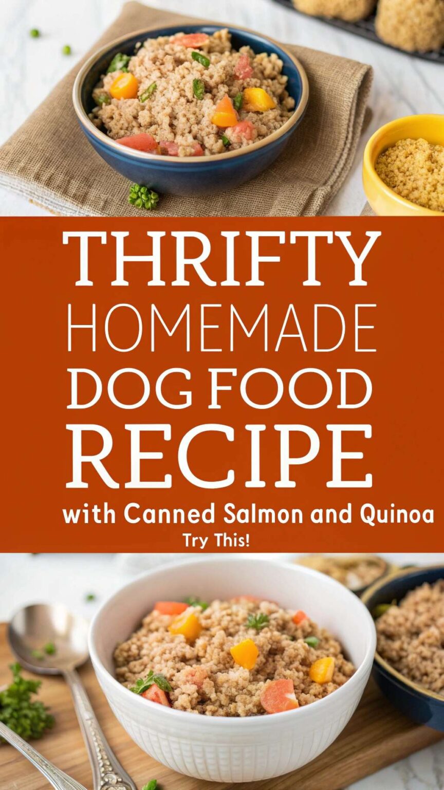 Thrifty Homemade Dog Food with Canned Salmon and Quinoa - Canine Care ...