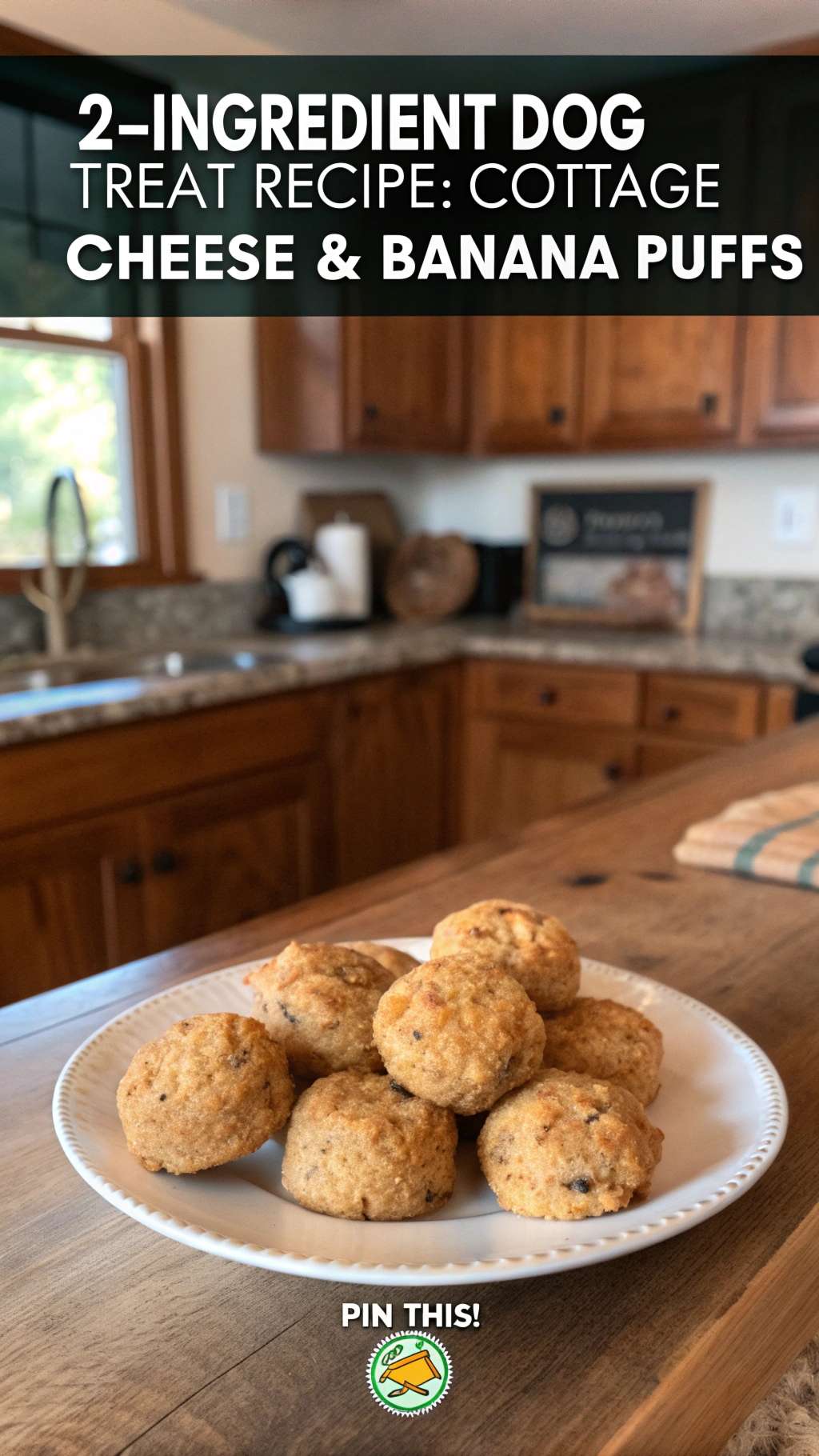 Curated visual reference: Gallery Detail: 2 Ingredient Dog Treat Recipe Cottage Cheese Banana Puffs