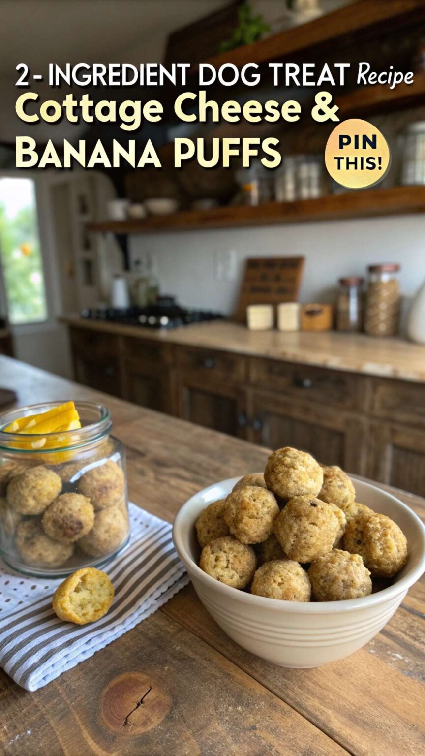 Photo inspiration: Fresh Look at 2 Ingredient Dog Treat Recipe Cottage Cheese Banana Puffs