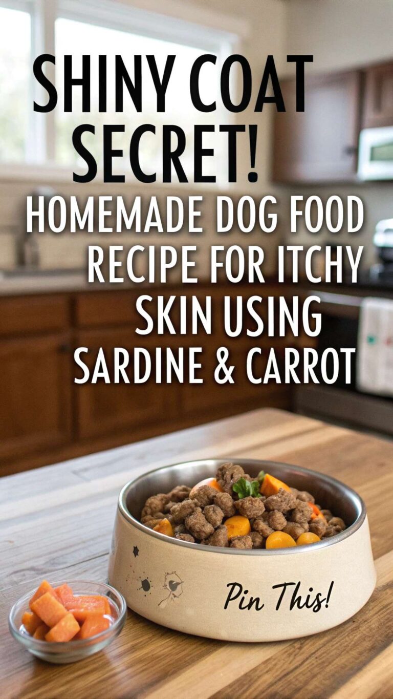 Homemade Dog Food Recipes That Use Fish Oil For Skin Reference: Homemade Dog Food Recipe For Itchy Skin Using Sardine Carrot