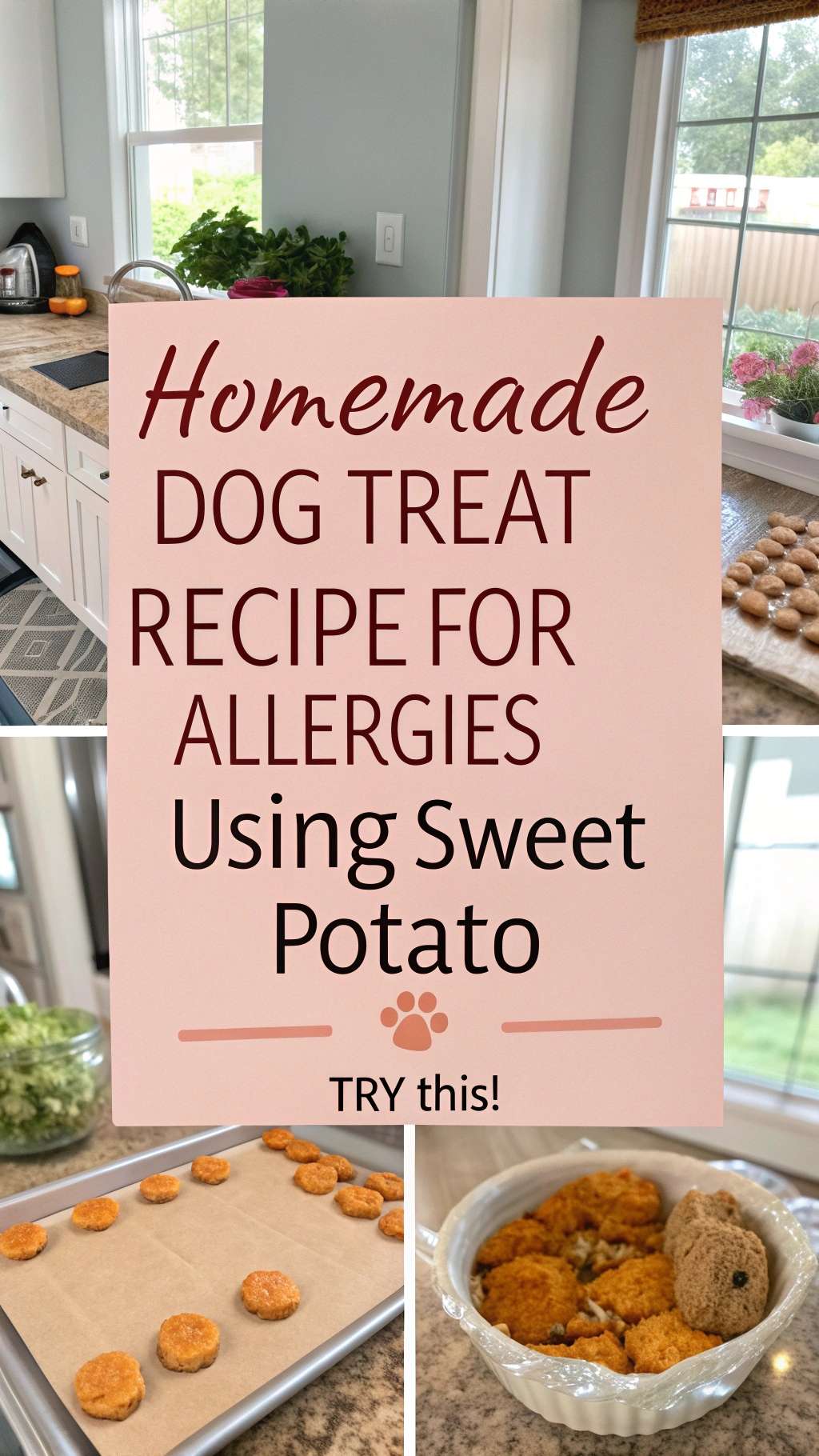 Curated visual reference: Gallery Detail: Homemade Dog Treat Recipe For Allergies Using Sweet Potato