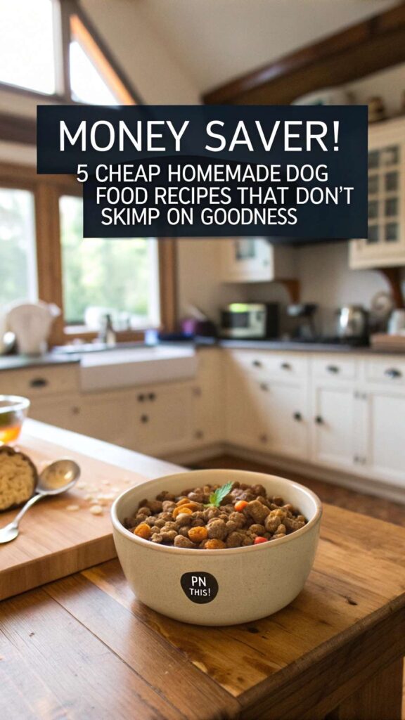 5 Cheap Homemade Dog Food Recipes That Dont Skimp on Goodness Part 1 pin 1