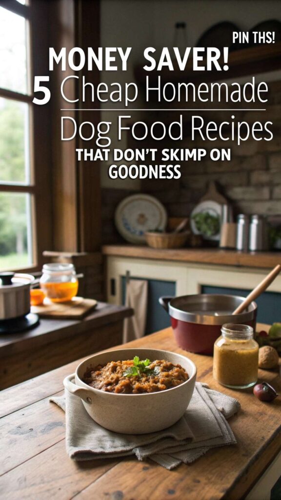 5 Cheap Homemade Dog Food Recipes That Dont Skimp on Goodness Part 1 pin 2