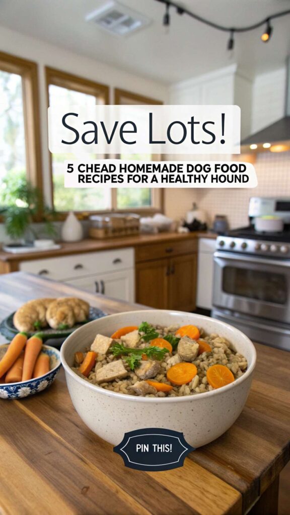 5 Cheap Homemade Dog Food Recipes for a Healthy Hound Part 2 pin 2
