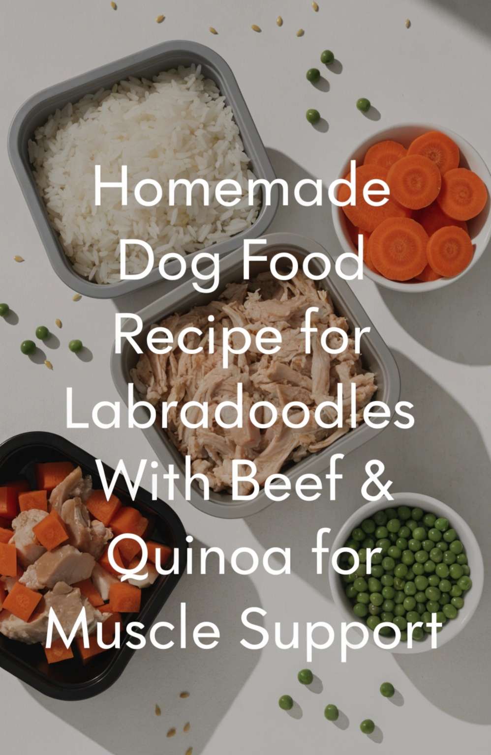 Homemade Dog Food Recipe for Labradoodles With Beef & Quinoa for Muscle ...