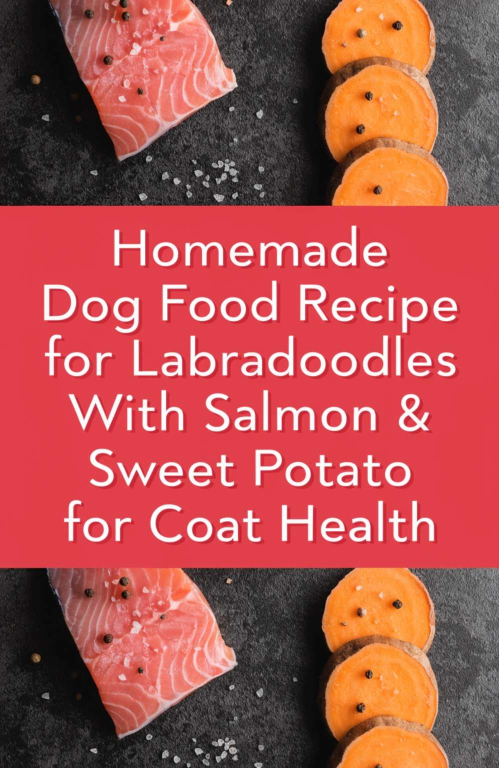 Homemade Dog Food Recipe for Labradoodles With Salmon & Sweet Potato ...