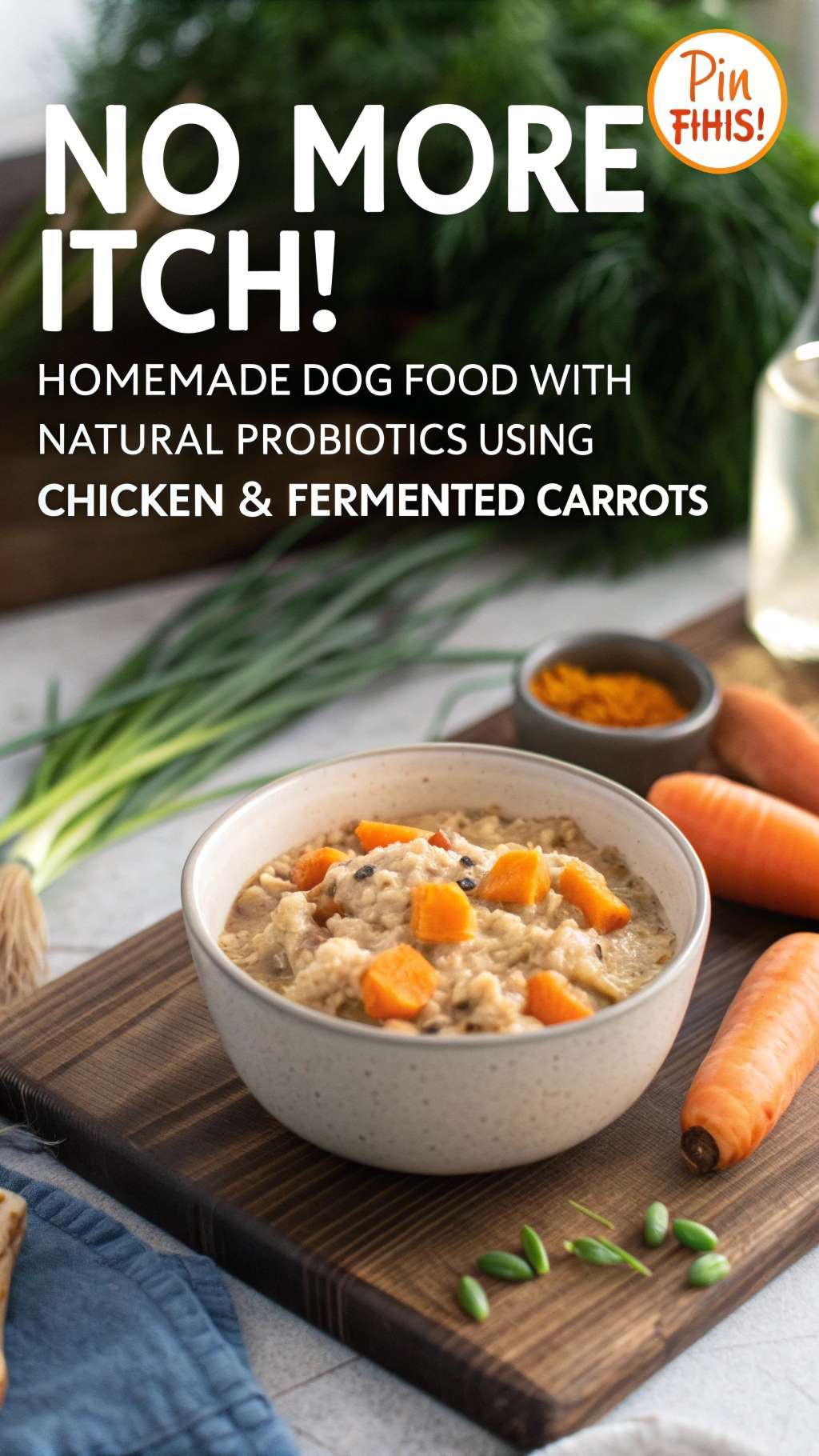Photo inspiration: Fresh Look at Homemade Dog Food With Natural Probiotics Using Chicken Fermented