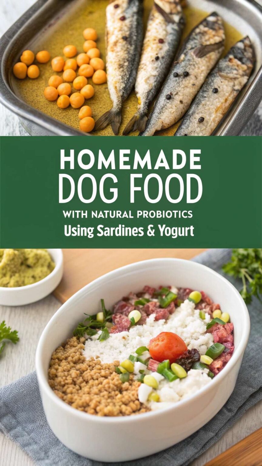 Photo inspiration: Probiotics For Homemade Dog Food And Allergies Reference: Homemade Dog Food With Natural Probiotics Using Sardines Yogurt