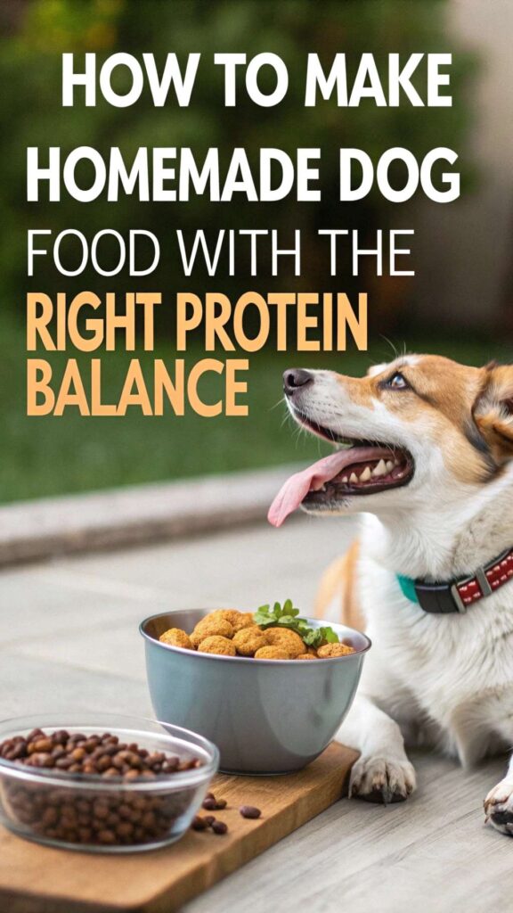 How to Make Homemade Dog Food with the Right Protein Balance pin 1