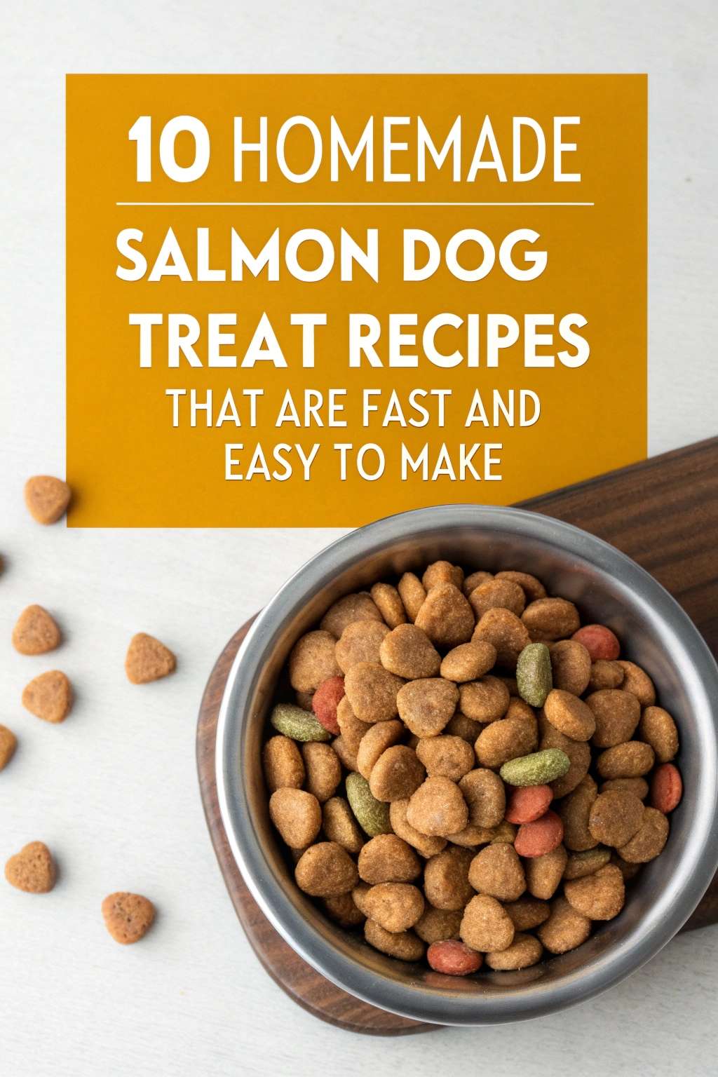 10 Homemade Salmon Dog Treat Recipes That Are Fast and Easy To Make pin 1