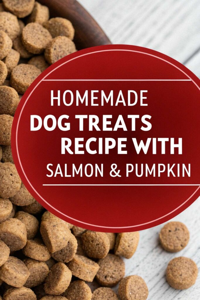 Homemade Dog Treats Recipe With Salmon Pumpkin pin 2