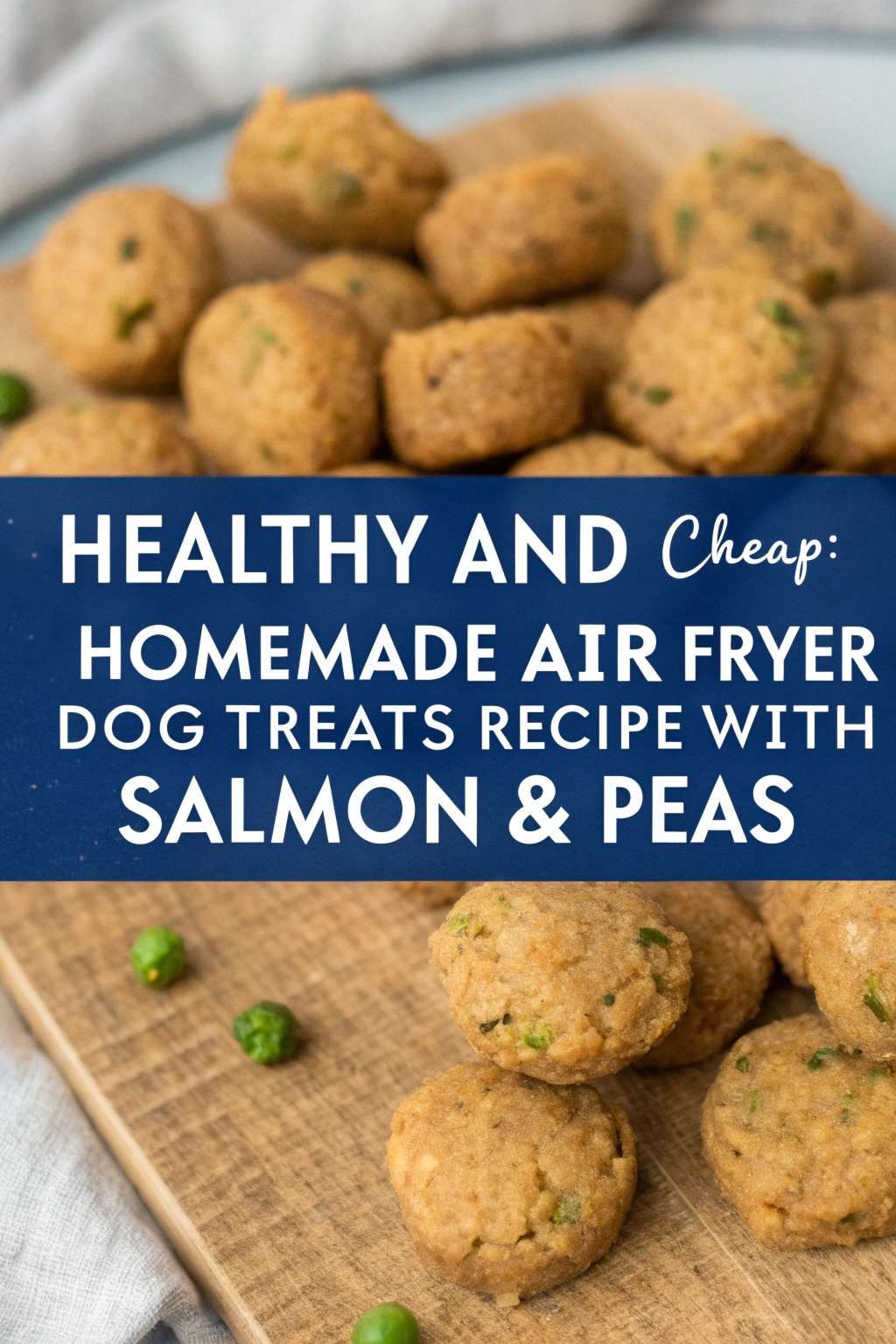 Homemade Grain Free Dog Treats With Salmon And Peas