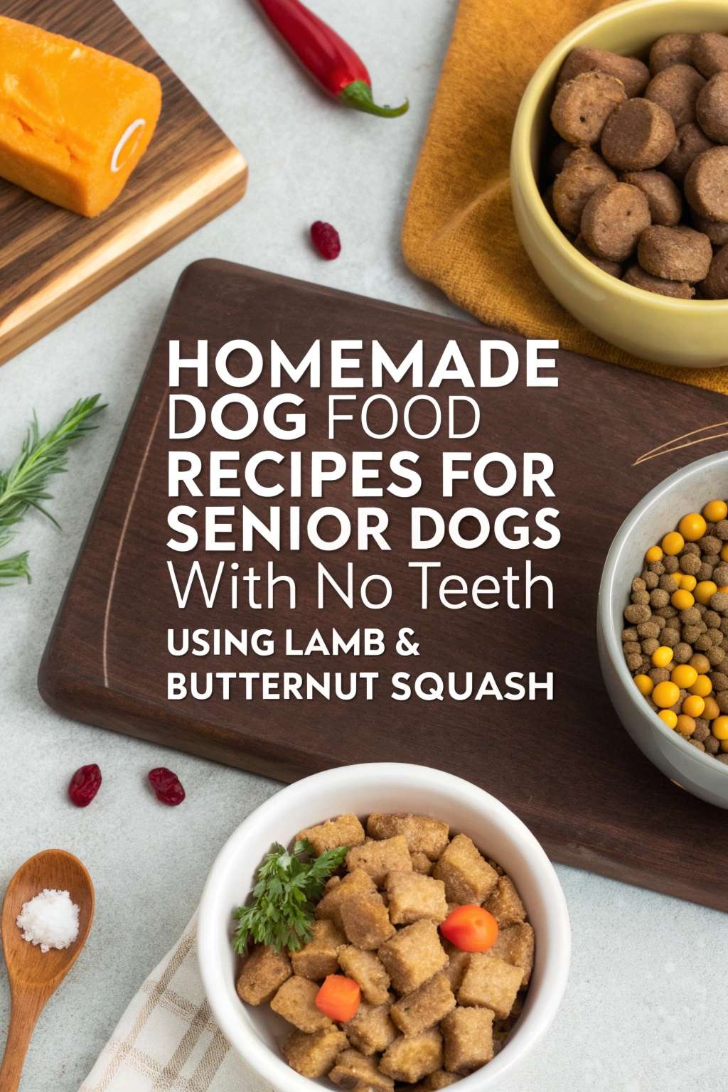 Homemade Dog Food Recipes For Senior Dogs With No Teeth Using Lamb ...