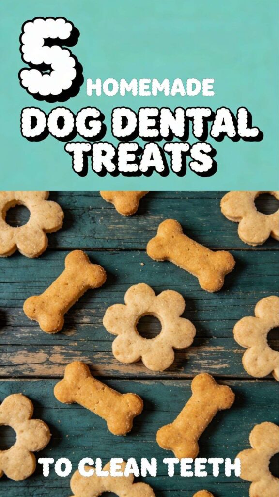 Homemade Dog Dental Treats to Clean Teeth pin 1