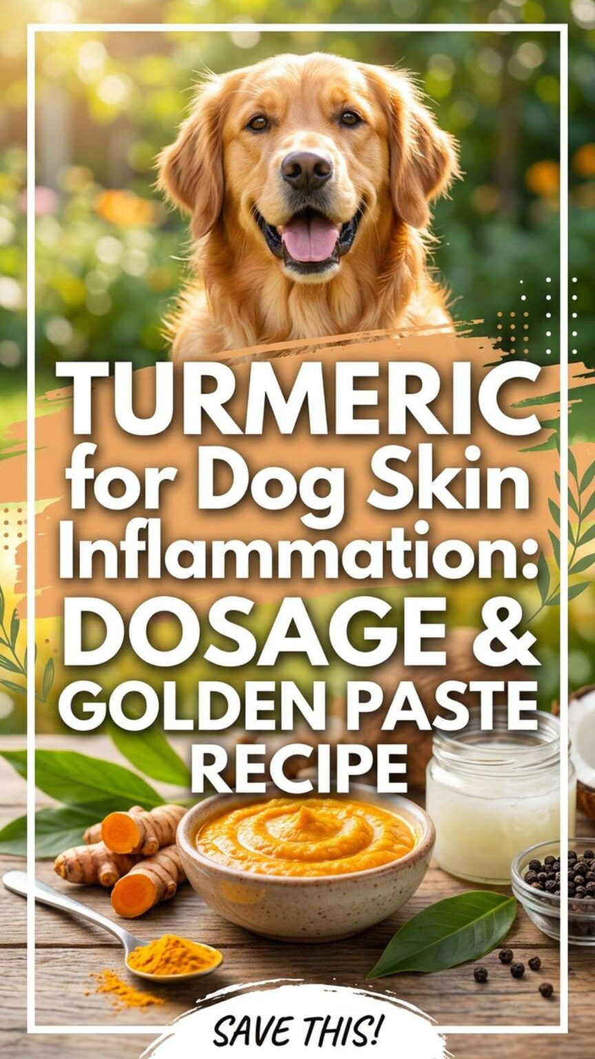 Turmeric for Dog Skin Inflammation Dosage and Golden Paste Recipe ...
