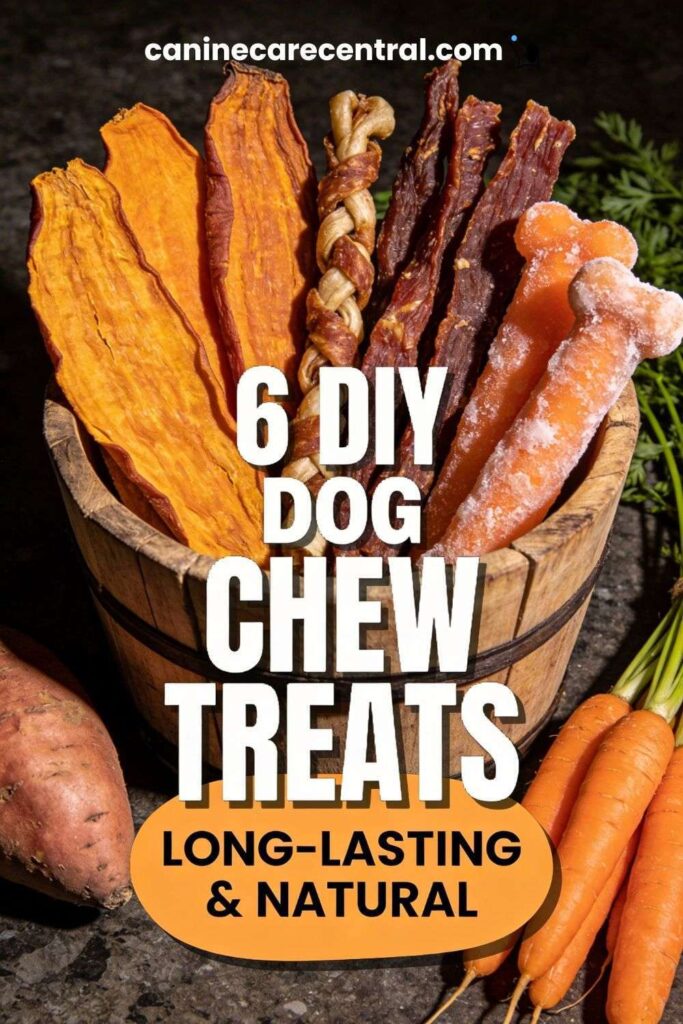 6 Simple Homemade Dog Chews To Keep Your Heavy Chewer Busy And Happy pin 1