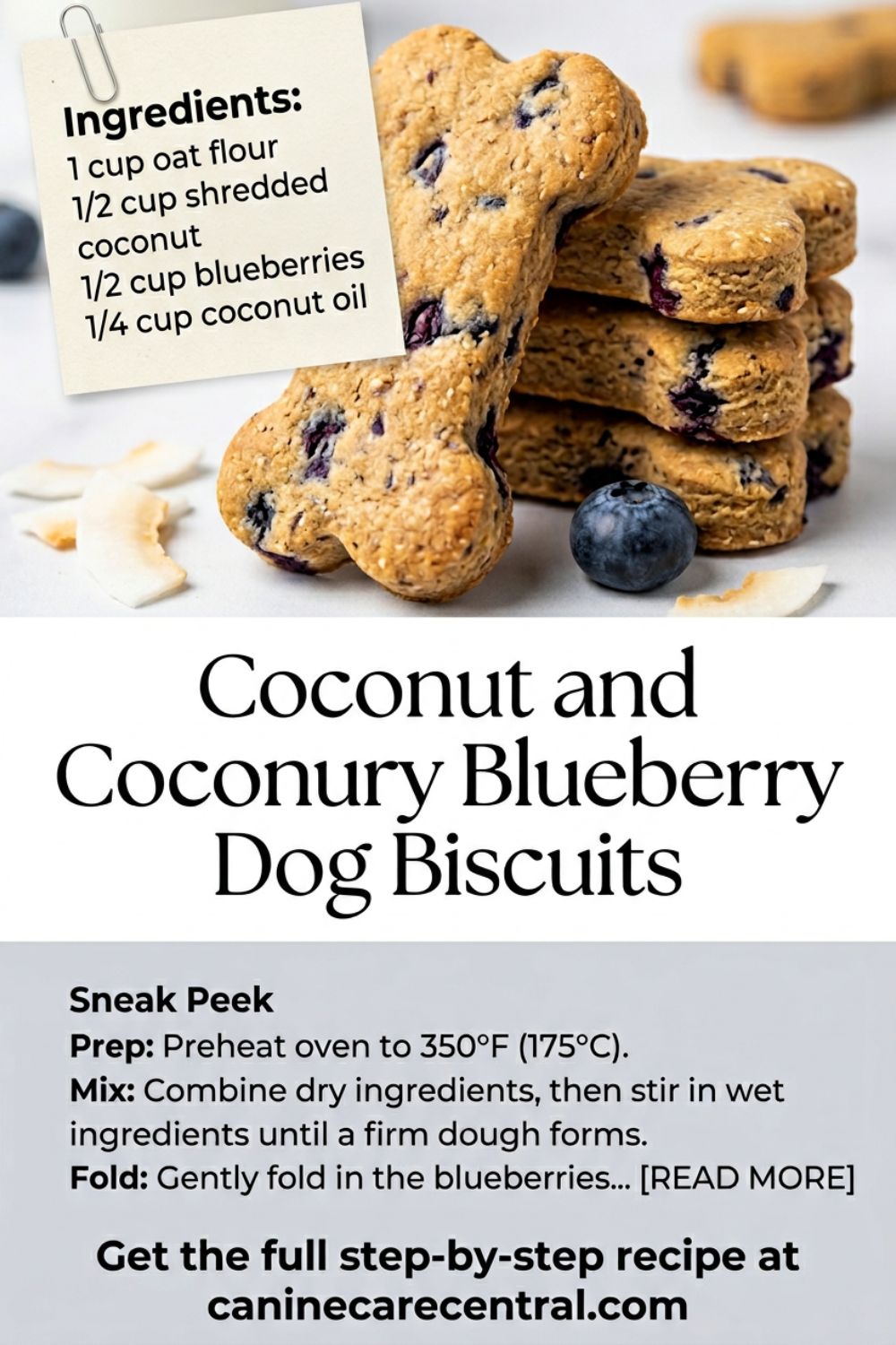 Photo inspiration: Antioxidant Rich Dog Homemade Food Reference: Easy Homemade Coconut And Blueberry Dog Biscuits For Antioxidant Rich