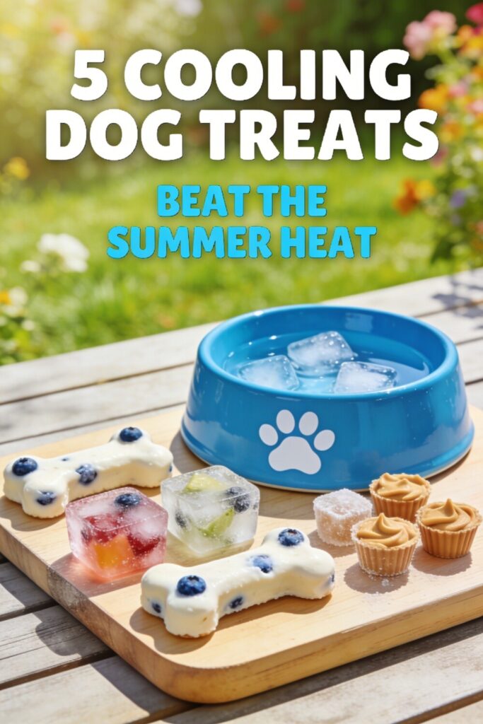 Easy Homemade Frozen Dog Treats To Keep Your Pup Cool This Summer pin 1